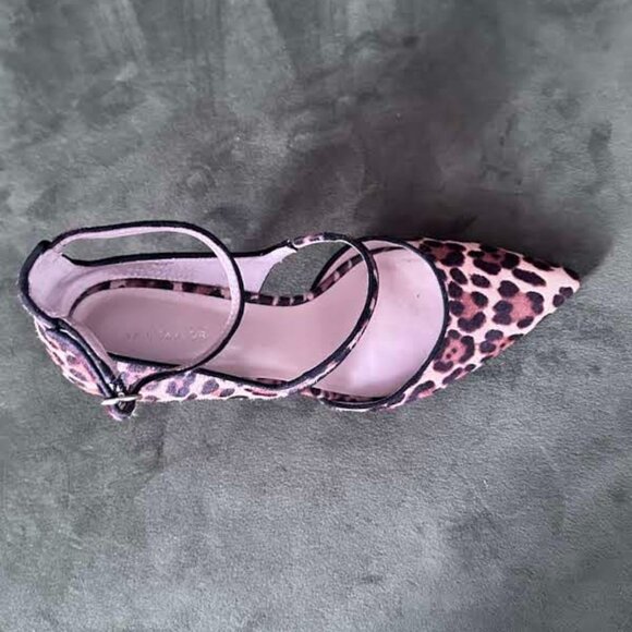 Ann Taylor Leopard Print d'Orsay Heels - Picture 6 of 12